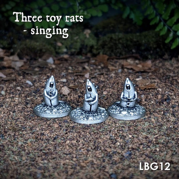 LBG12 Three toy rats - singing