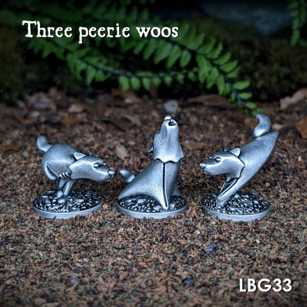 LBG33 Three peerie woos